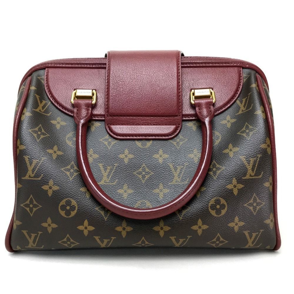 Louis Vuitton Monogram Speedy Mini Boston Bag Handbag Canvas Brown